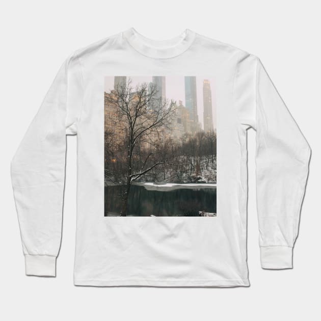 New York Winter 3 Long Sleeve T-Shirt by igjustin